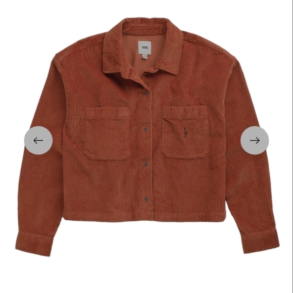 Vans Women Ainara Cord Woven Corduroy Buttondown Shirt - Picture 5 of 12